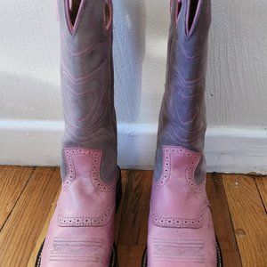 Ariat Pink/Lavender Boots sz 8
